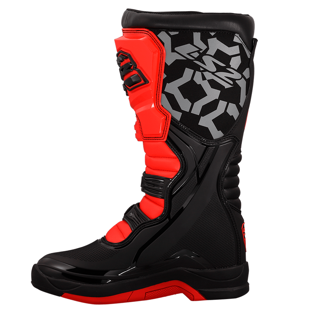 BUTY LS2 RAPTOR MAN BLACK RED