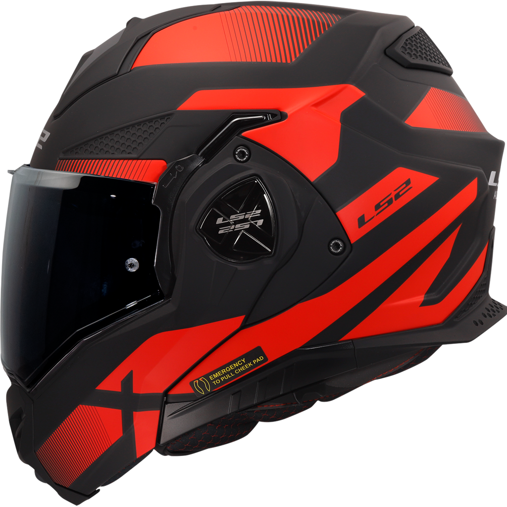 KASK LS2 FF901 ADVANT X NOVA BLACK RED