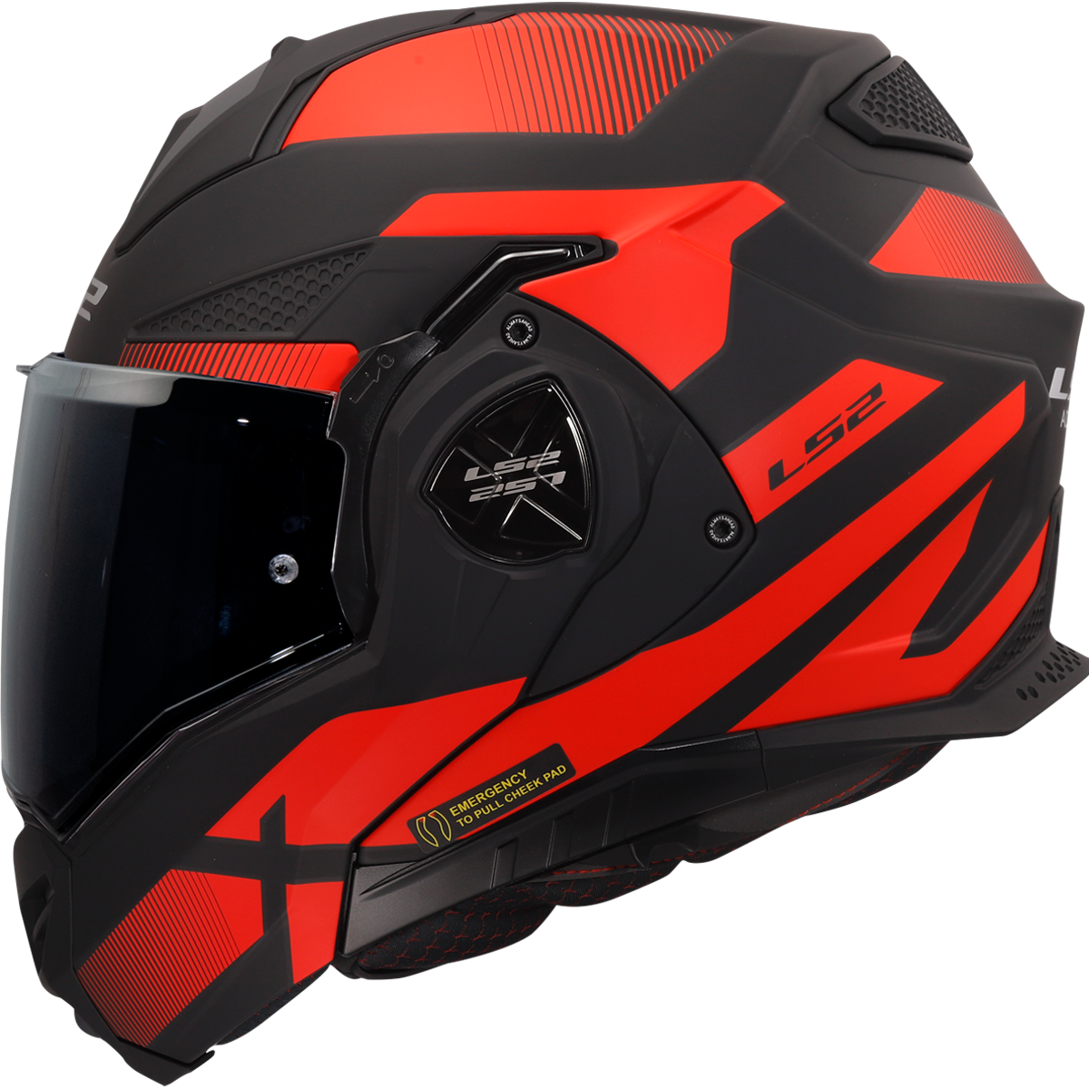 KASK LS2 FF901 ADVANT X NOVA BLACK RED