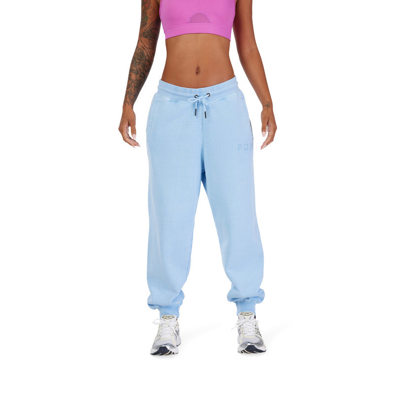 SPODNIE DAMSKIE FOX WORDMARK FLEECE JOGGER CASHMERE BLUE