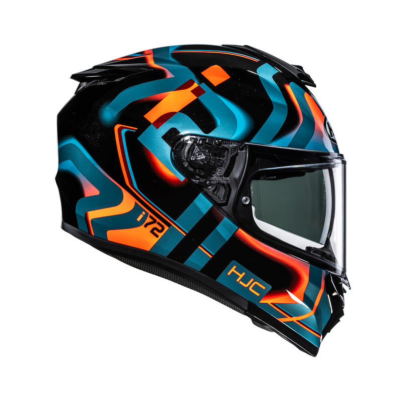 KASK MOTOCYKLOWY HJC I72 TALA BLUE BLACK – zdjęcie 6