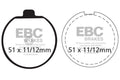 EBC Brakes Klocki hamulcowe EBC FA035 (kpl. na 1 tarcze)