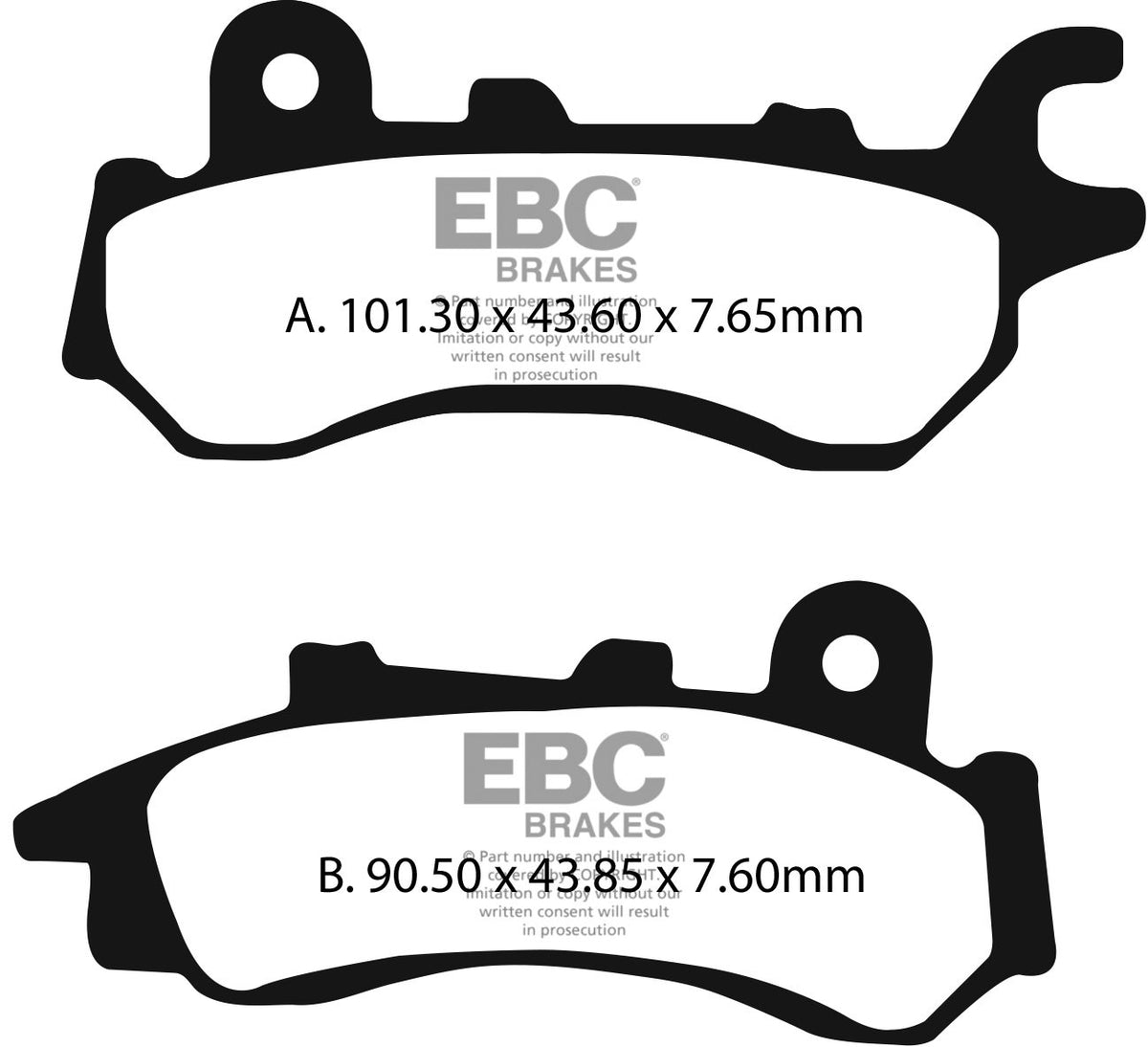 EBC Brakes Klocki hamulcowe EBC FA716 (kpl. na 1 tarcze)