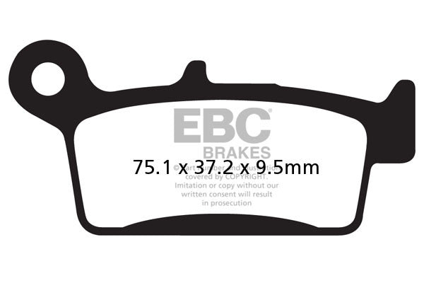 EBC Brakes Klocki hamulcowe EBC SFA233 skuterowe (kpl. na 1 tarcze)
