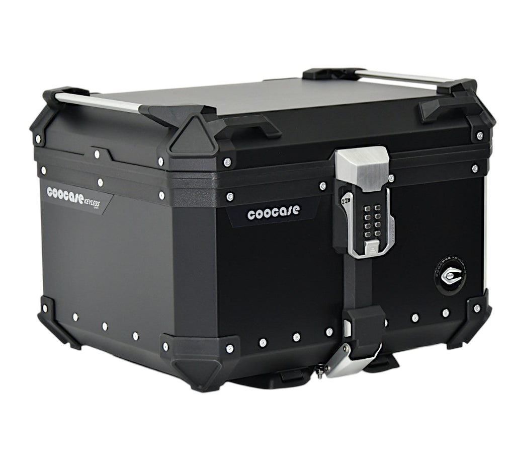 KUFER CENTRALNY ALUMINIOWY COOCASE 55L KEYLESS CZARNY