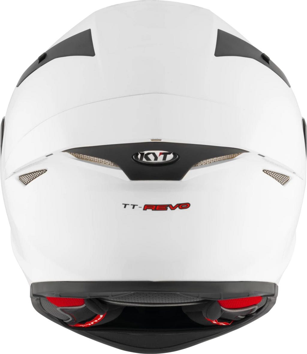 Kask motocyklowy KYT TT-REVO PLAIN Biały