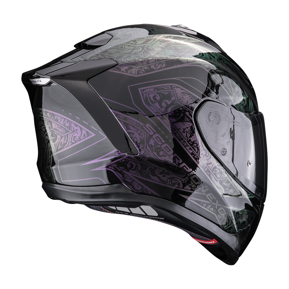 SCORPION KASK EXO-1500 AIR FANTASY BLACK-CHAM