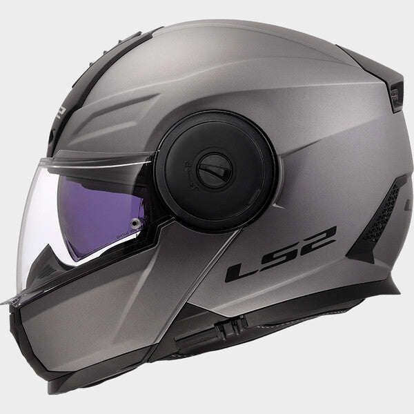 KASK LS2 FF902 SCOPE II SOLID TITANIUM +PNLCK