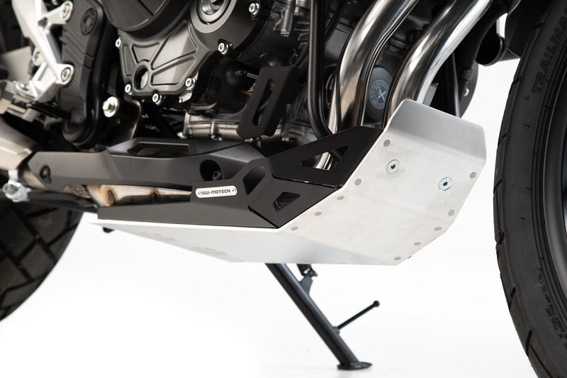 OSŁONA SILNIKA PŁYTA POD SILNIK SW-MOTECH HONDA CB500X (18-) NX500 (23-) BLACK SILVER