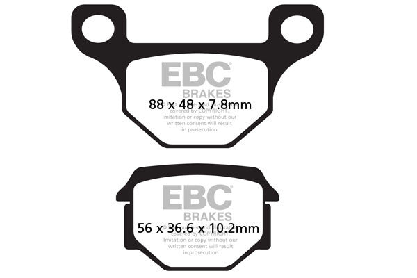 EBC Brakes Klocki hamulcowe EBC FA093 (kpl. na 1 tarcze)