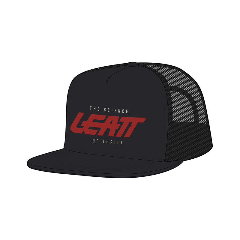 CZAPKA Z DASZKIEM LEATT TRUCKER BLACK S-XL