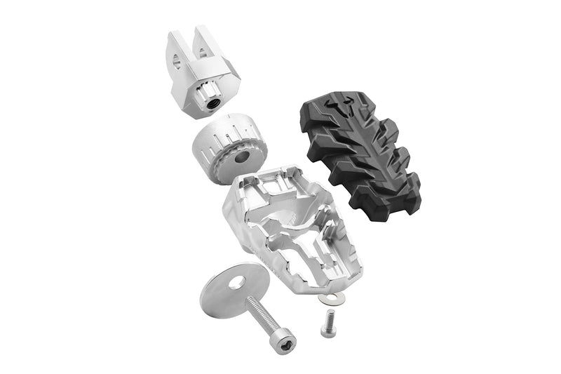PODNÓŻKI EVO SW-MOTECH BMW R1200GS R1250GS R1300 GS BLACK/SILVER