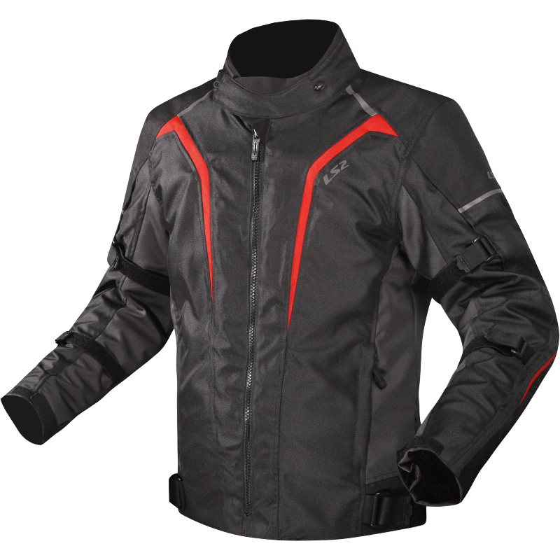 KURTKA LS2 SEPANG MAN BLACK GREY RED