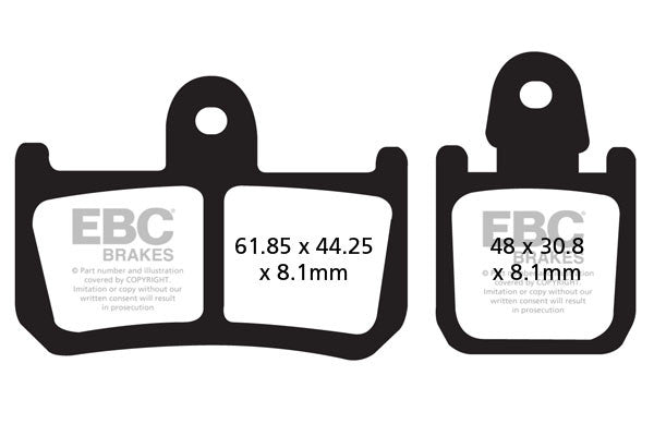 EBC Brakes Klocki hamulcowe EBC FA442/4 (kpl. na 1 tarcze)