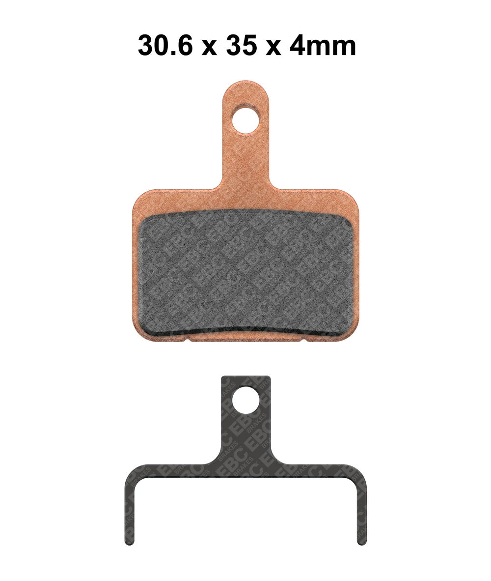 CFA327R - Klocki hamulcowe rowerowe (organiczne wyczynowe) EBC Brakes