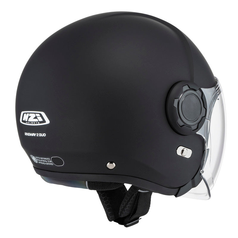 KASK MOTOCYKLOWY NZI RINGWAY 2 DUO MATT BLACK XS