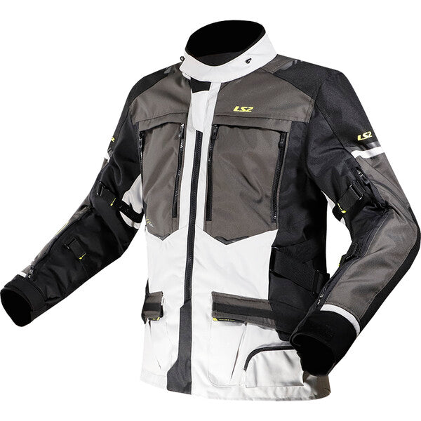 KURTKA LS2 NORWAY MAN BLACK GREY YELL.