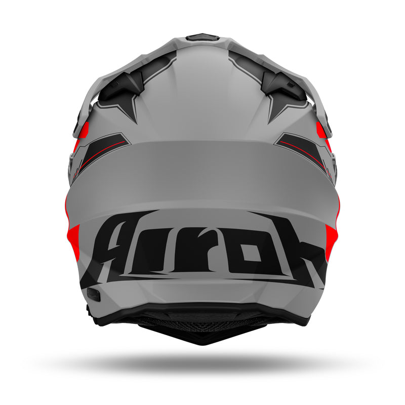 KASK MOTOCYKLOWY AIROH COMMANDER 2 REVEAL RED FLUO MATT