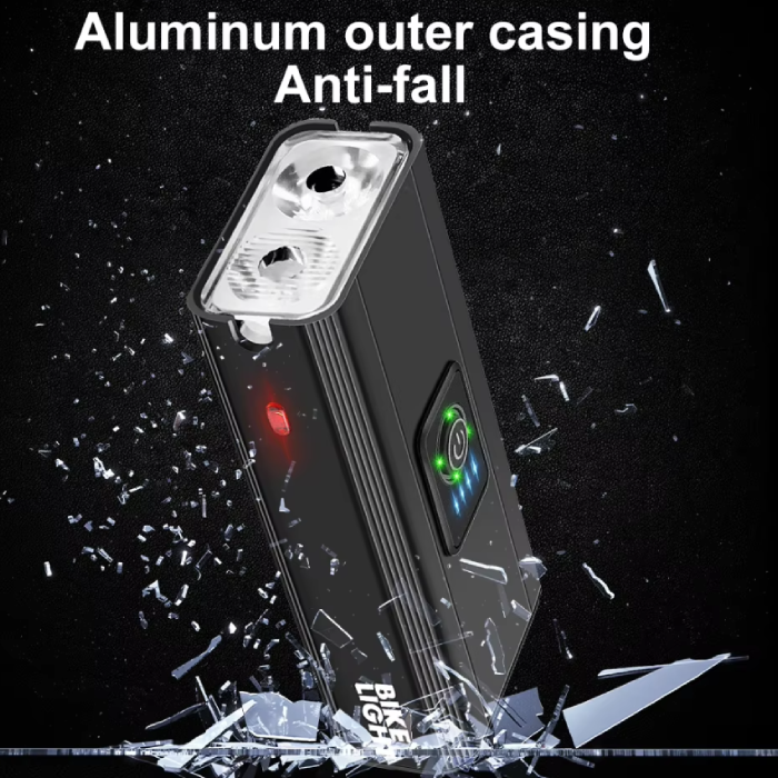 ROXAR TECH Super mocna lampka rowerowa akumulatorowa 2x LED ROXAR T6 1500lm Powerbank