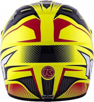 Kask Motocyklowy KYT CROSS OVER POWER czarny / żółty fluo