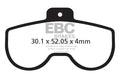 CFA383 - Klocki hamulcowe rowerowe (organiczne) EBC Brakes