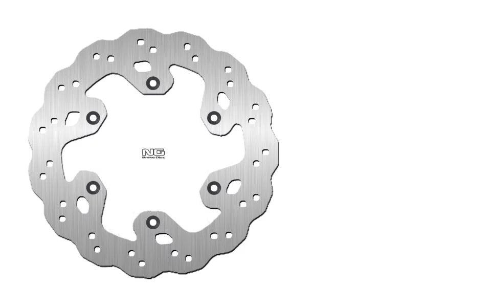 NG TARCZA HAMULCOWA TYŁ SUZUKI RM 125 '99-'08, RM 250 '99-'08, DRZ400SM '04-'10 (240X118X4,0MM) (6X6,5MM) WAVE – zdjęcie 2