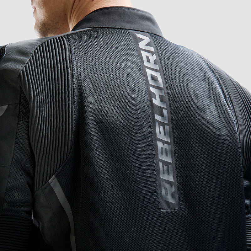 KURTKA MOTOCYKLOWA TEKSTYLNA REBELHORN VANDAL MESH BLACK