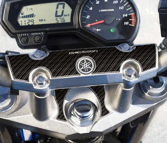 ONEDESIGN Naklejka na półkę kierownicy YAMAHA FZ6 / FZ6S 2007-2014