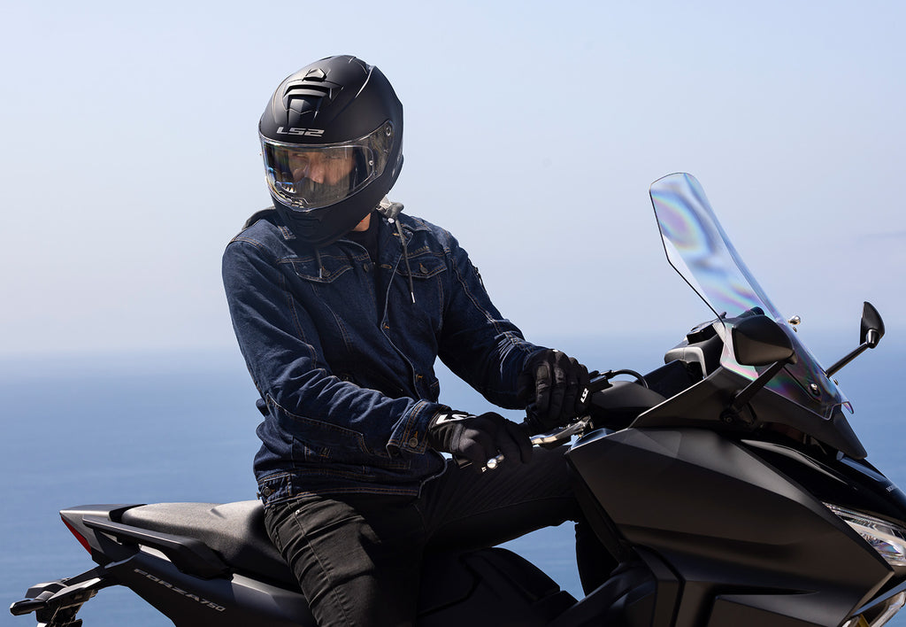 KURTKA LS2 OAKY MAN BLACK