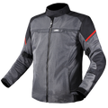 KURTKA LS2 RIVA MAN BLACK DARK GREY RED