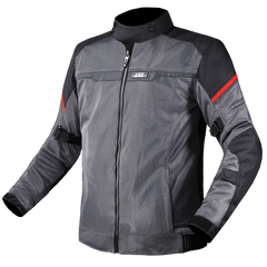 MAN BLACK DARK GREY RED S