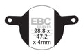 CFA331 - Klocki hamulcowe rowerowe (organiczne) EBC Brakes