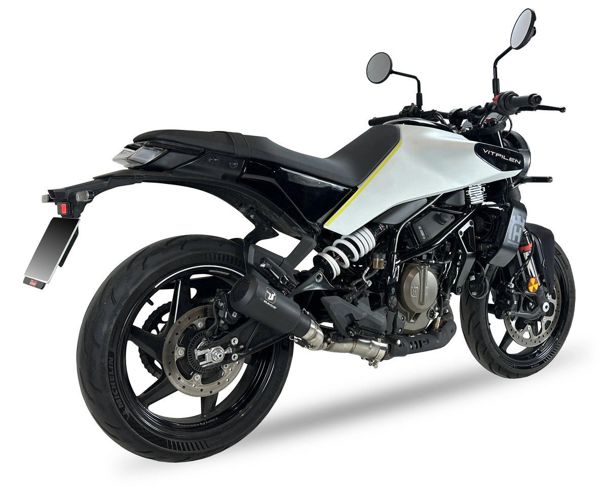 IXRACE Tłumik HUSQVARNA SVARTPILEN 125 24-25 (IS HQV) typ MK2B MK2 SERIES BLACK (Homologacja)