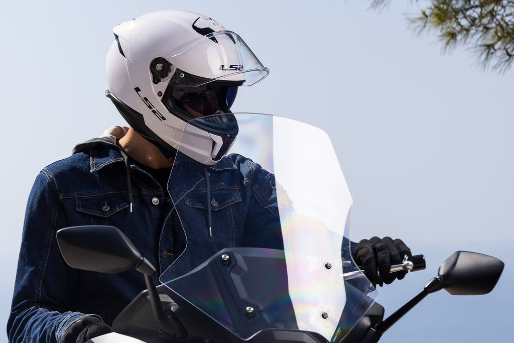 KASK LS2 FF808 STREAM II MIKA WHITE BLUE RED