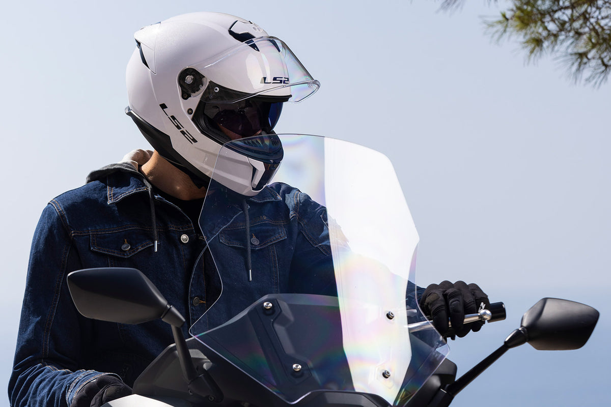 KASK LS2 FF808 STREAM II MIKA WHITE BLUE RED