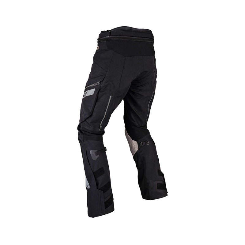SPODNIE MOTOCYKLOWE TEKSTYLNE LEATT ADV DRITOUR 7.5 STEALTH BLACK GREY – zdjęcie 3