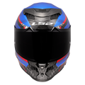 KASK LS2 FF807 DRAGON TRAX BLUE RED