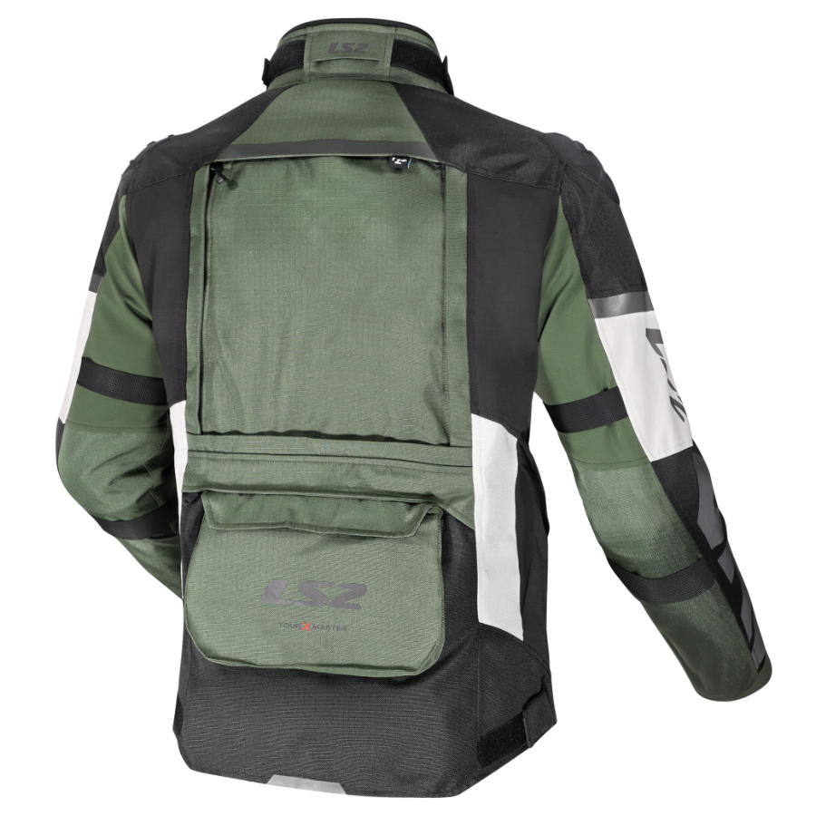 KURTKA LS2 X-MASTER MAN BLACK GREEN GREY