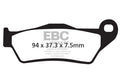 EBC Brakes Klocki hamulcowe EBC SFA181HH skuterowe (kpl. na 1 tarcze)