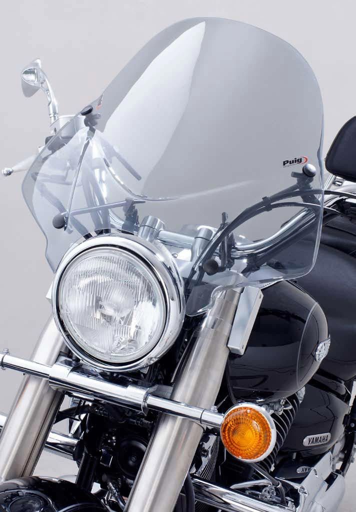 SZYBA OWIEWKA UNIWERSALNA PUIG RANGER LEKKO PRZYCIEMNIONA