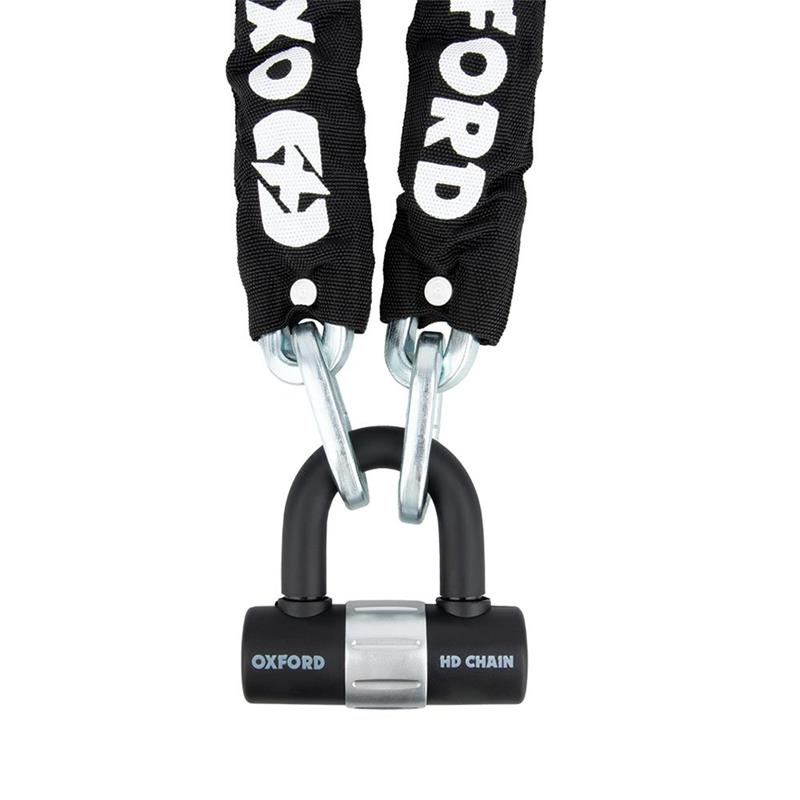 OXFORD ŁAŃCUCH ZABEZPIECZENIE ANTYKRADZIEŻOWE HD CHAIN LOCK 9.3mm x 1.0m – zdjęcie 3