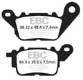 EBC Brakes Klocki hamulcowe EBC SFAC694 skuterowe karbonowe (kpl. na 1 tarcze)