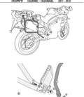 KAPPA STELAŻ KUFRÓW BOCZNYCH MONOKEY CAM SIDE TRIUMPH Tiger 800 / 800 XC / 800 XR (11-17) - POD KUFRY KFR K'FORCE ORAZ KVG K'VOYAGER ALU