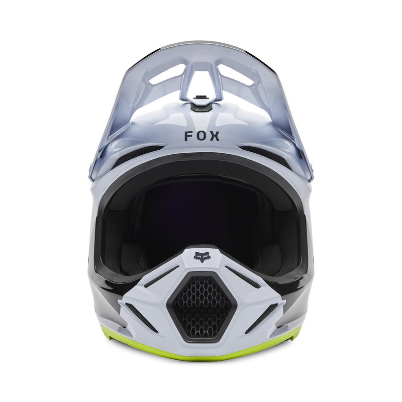 KASK MOTOCYKLOWY FOX V3 TINE WHITE