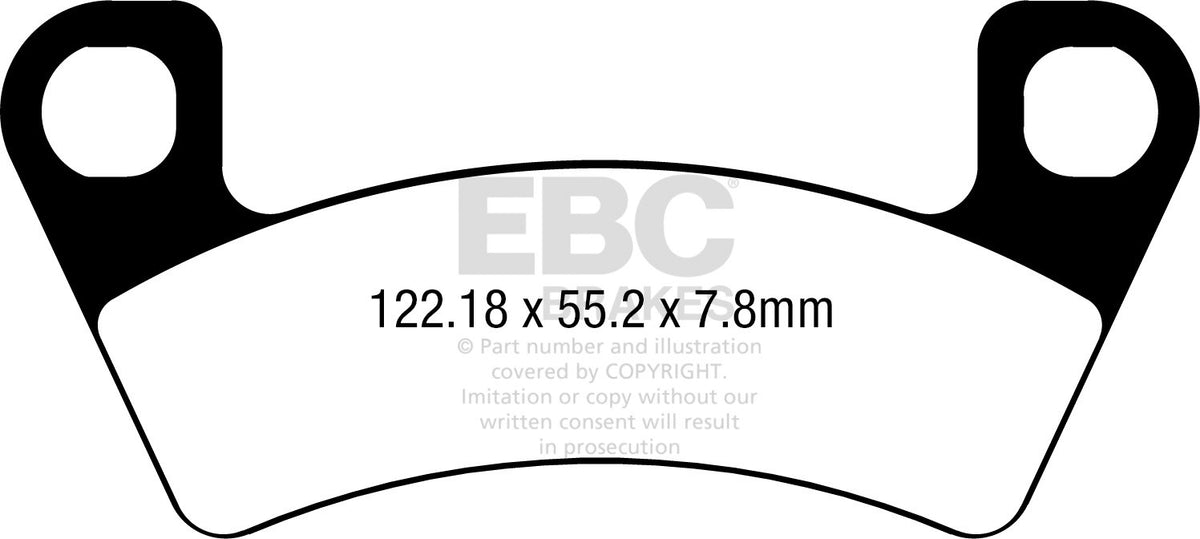 EBC Brakes Klocki hamulcowe EBC FA740TT (kpl. na 1 tarcze)