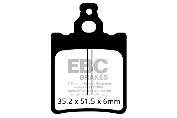 EBC Brakes Klocki hamulcowe EBC FA337R (kpl. na 1 tarcze) (odpowiednik PROX 37.207302)