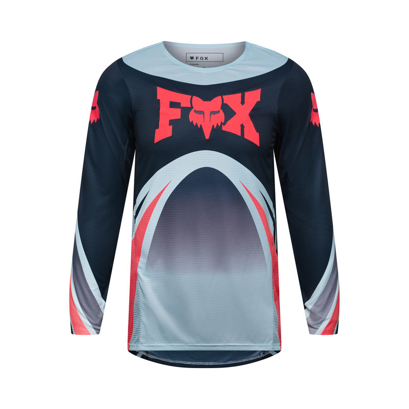 BLUZA MOTOCYKLOWA JUNIOR FOX FLEXAIR ARC ICE BLUE