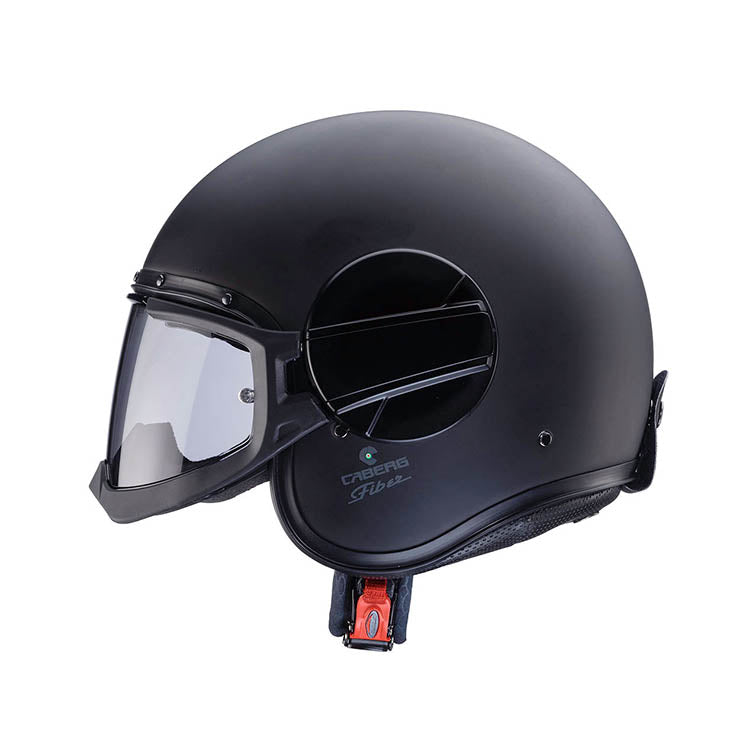 CABERG KASK OTWARTY JET MODEL GHOST X SOLID KOLOR CZARNY MAT – zdjęcie 5