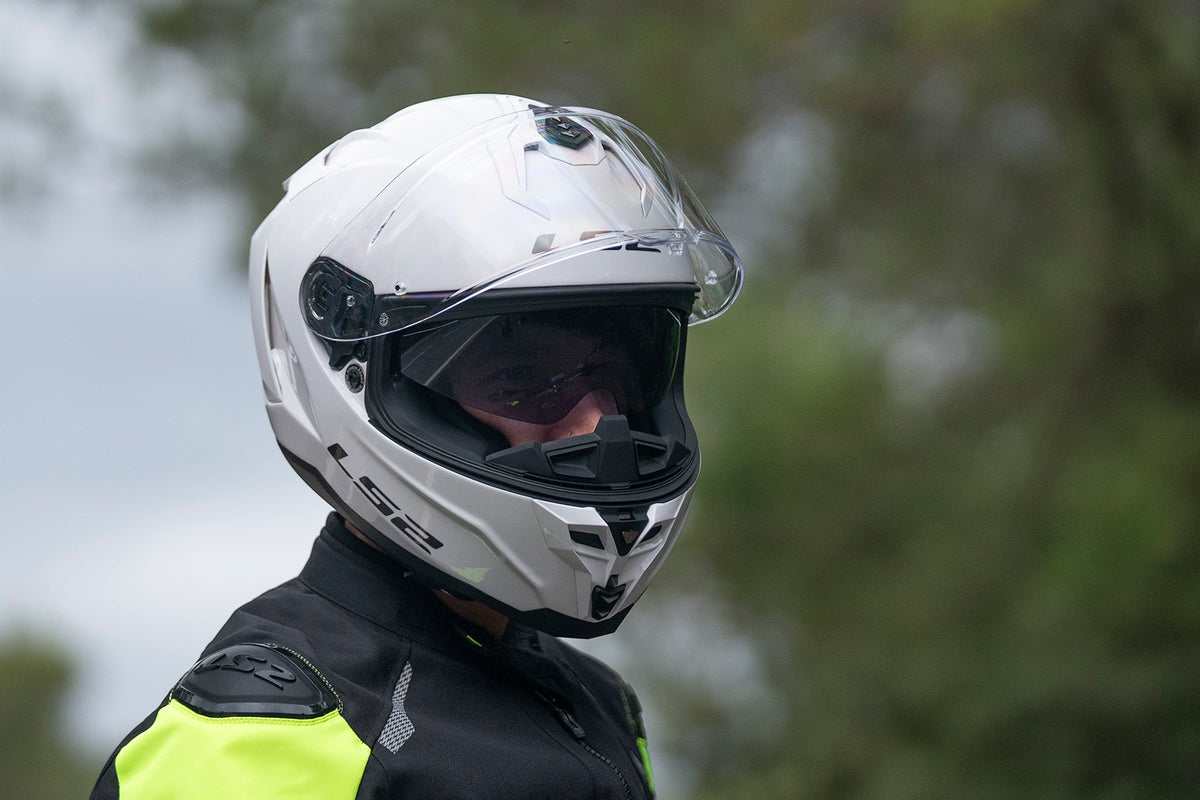 KASK LS2 FF817 CHALLENGER II SOLID WHITE