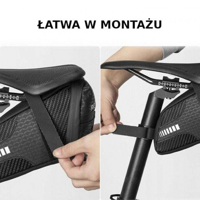 Sakwa podsiodłowa, torba rowerowa ROCKBROS (C29-BK) czarna